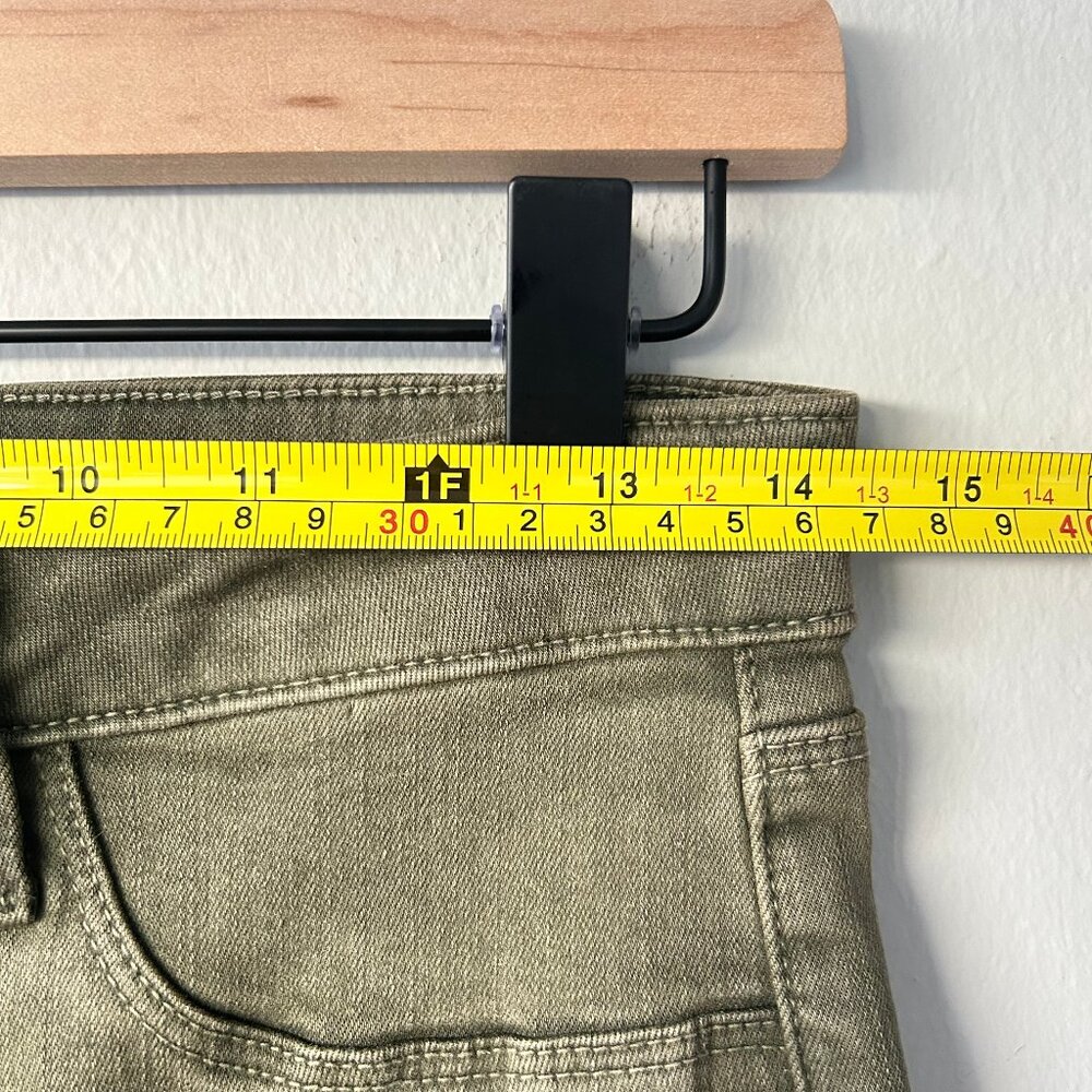 L’Agence Jeans Margot High Rise Skinny Olive Green Women's Size 28 NWT - Picture 8 of 10